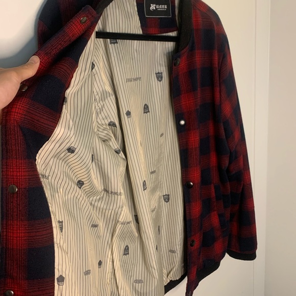Red Flannel Blazer - Picture 4 of 4